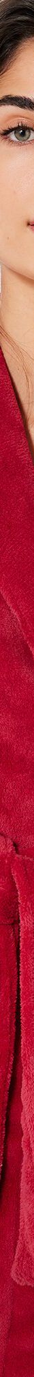 Peignoir polaire toucher peluche manches longues, longueur 130 cm (cerise) Peignoir polaire toucher peluche manches longues, longueur 130 cm (cerise)